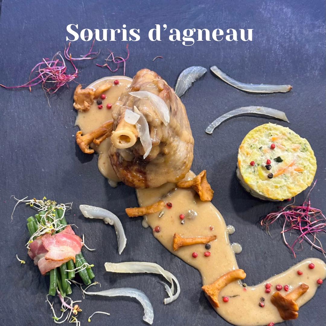 Souris d’agneau cuisinée